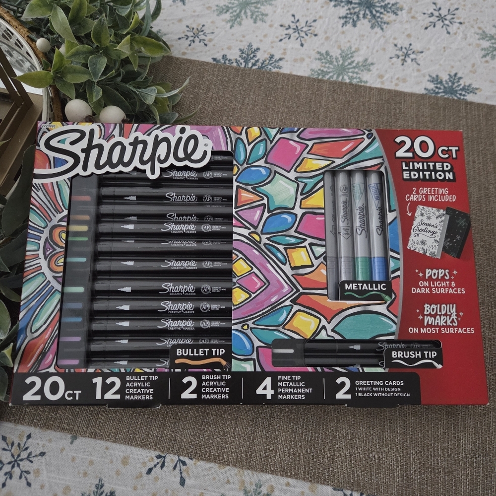 Sharpie Limited Edition Metallic Marker Set - Black and Silver